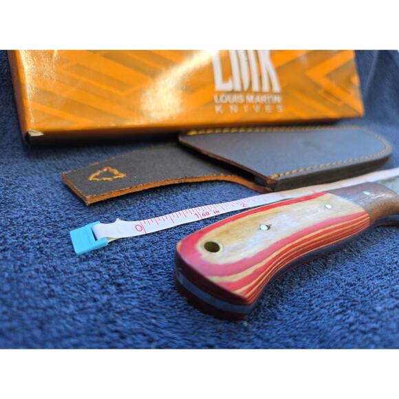 Hunting Bowie Knife 10 Inch Custom Made Forged Damascus Blade LMK Knives #7639 - Picture 4 of 8